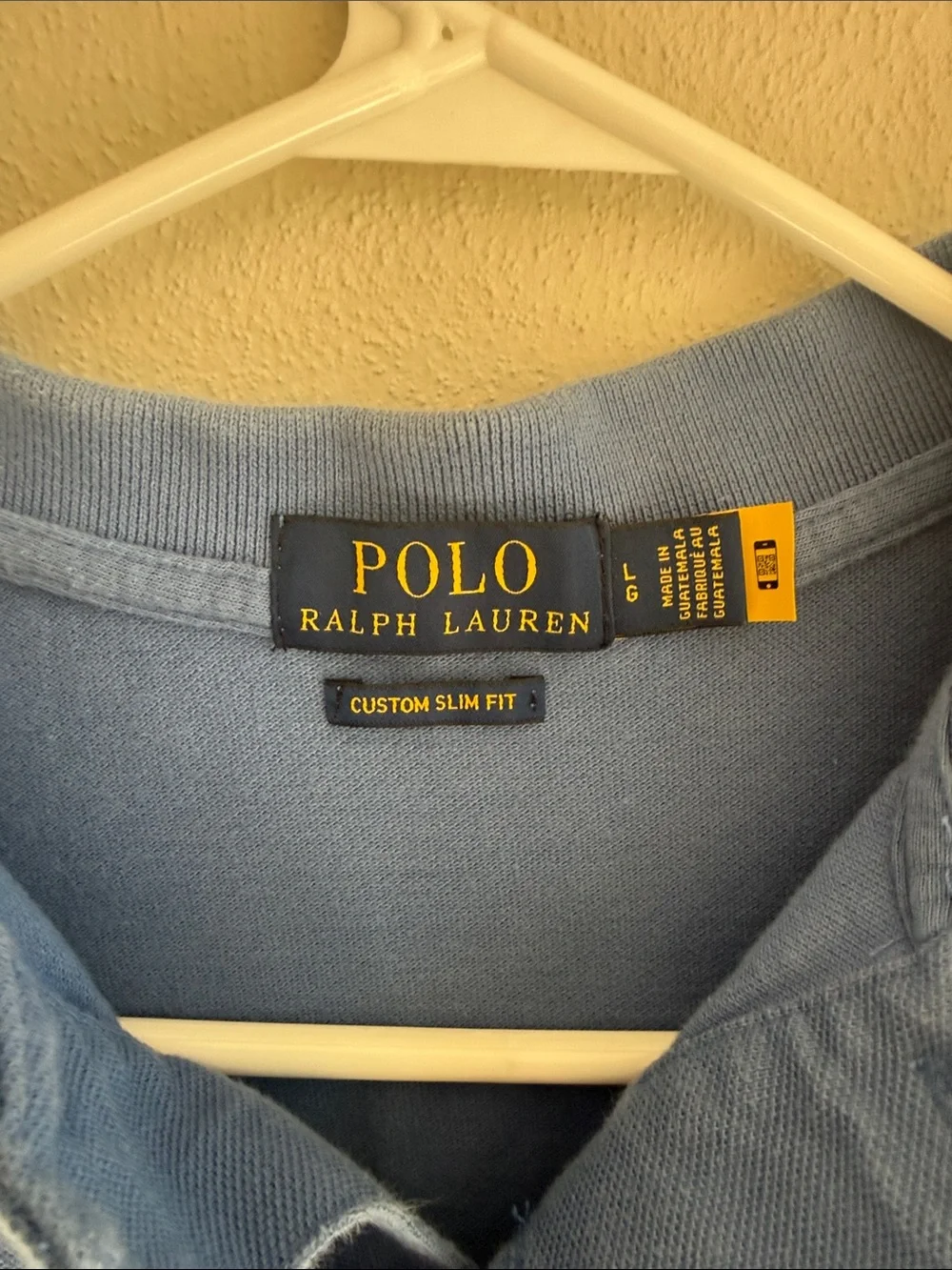 Ralph Lauren Men’s Slate Blue Polo with Green Pony